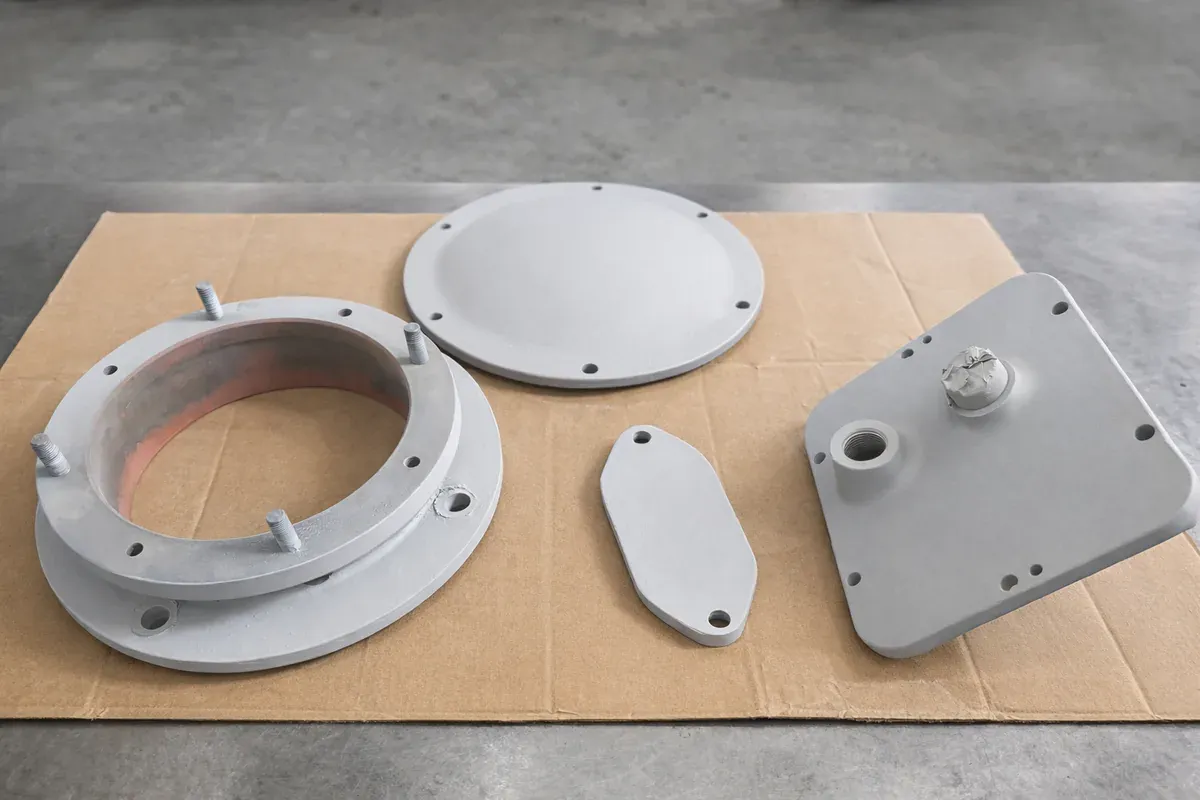 Separator components after reconditioning